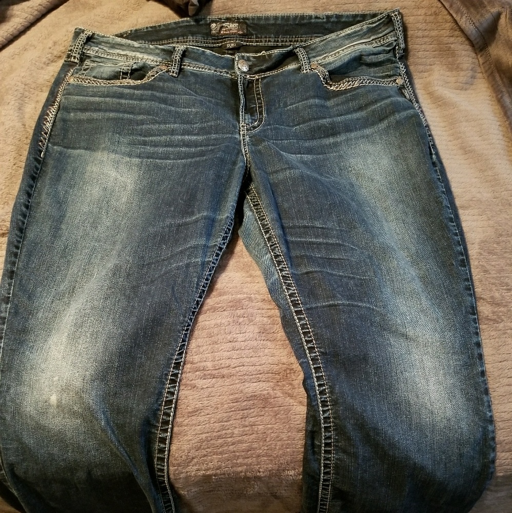Silver jeans